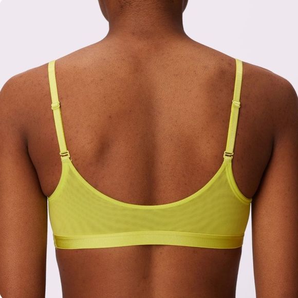 Parade Silky Mesh Strappy Triangle Bralette - Picture 8 of 9